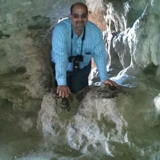 Steve in Miller's Cave on Fort Leonard Wood in St. Robert Missouri 3-20-2014
